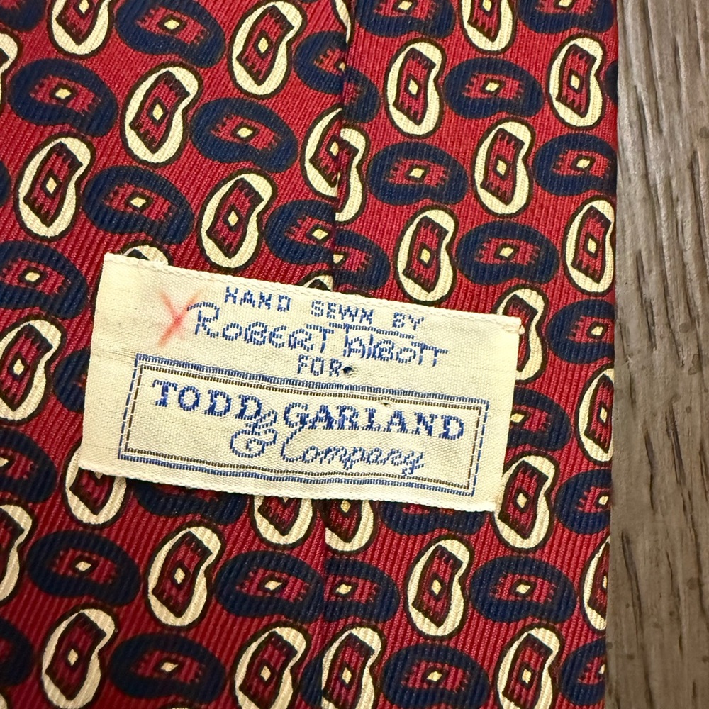 Robert Talbott Red Geometric Tie - image 4